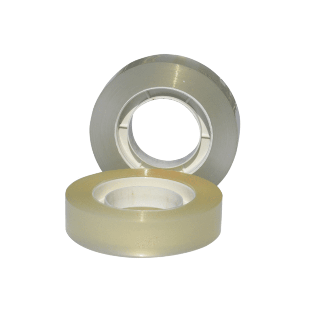 Banda adeziva 18mm x 33 m, 40 microni, ambalata individual, Optima - transparent