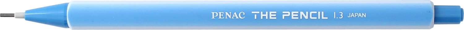 Creion mecanic PENAC The Pencil, rubber grip, 1.3mm, varf plastic - corp albastru