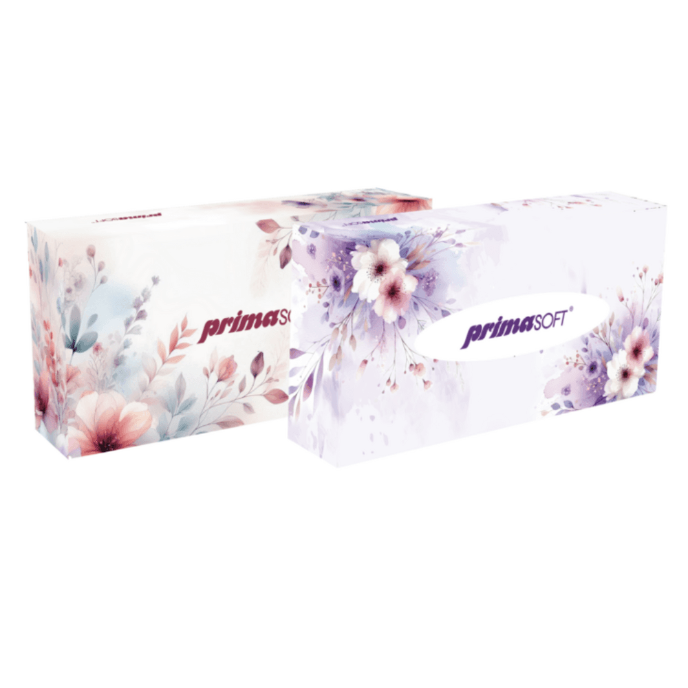 Servetele cosmetice, 2 straturi, 20 x 20cm, 200 buc/cutie, Prima Soft