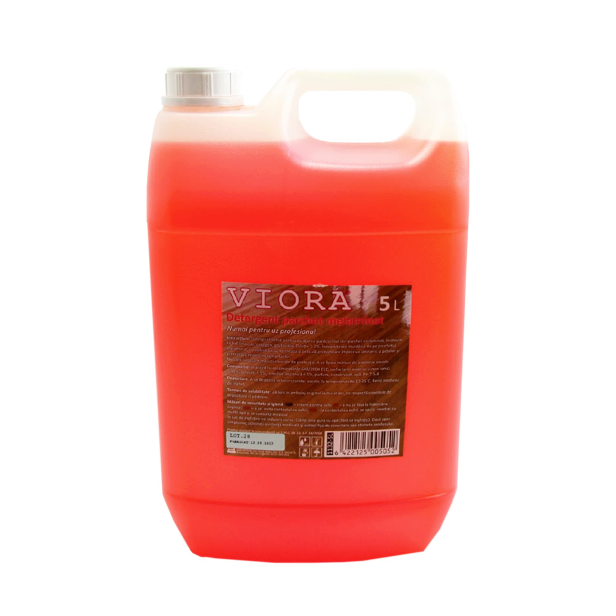 Detergent pentru parchet melaminat, pH neutru, 5L, VIORA