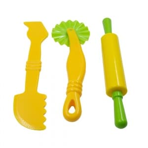Accesorii creatie - unelte plastic modelaj Colorarte HMS104013, didactic, set 3 buc