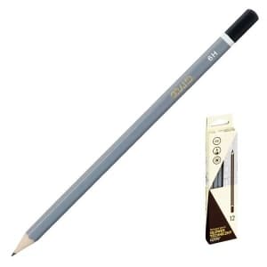 Creion grafit Grand, B-6B / HB-6H, corp hexagonal gri, fara guma de sters
