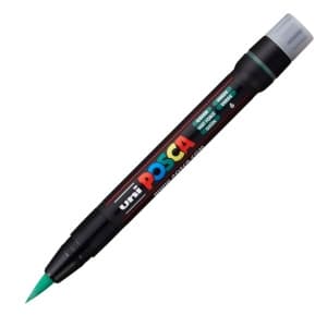Marker UNI Posca Brush PCF-350, varf pensula, 1.0-10.0mm