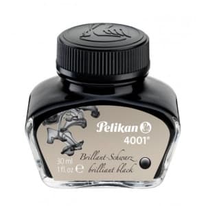 Calimara cu cerneala Pelikan 4001 301051, cerneala neagra (lucioasa), 30ml