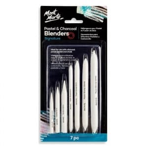 Creion din hartie Mont Marte MAXX0011, special pentru intindere / estompare culoare, 7buc/blister