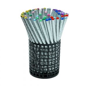 Creion grafit CNX Diamant KS2604, HB, corp argintiu, acryl