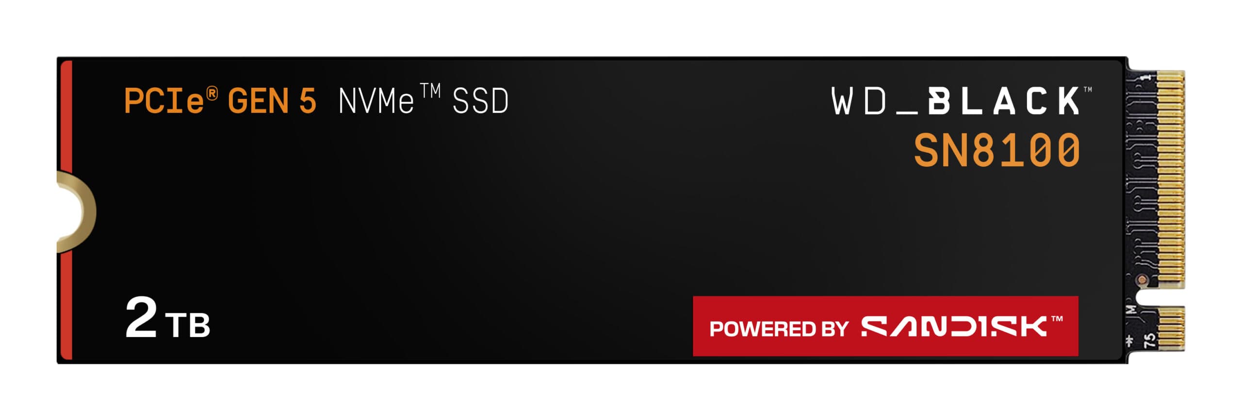 SSD PCIE G5 M.2 2TB/BLACK SN8100 WDS200T1X0M WDC „WDS200T1X0M”