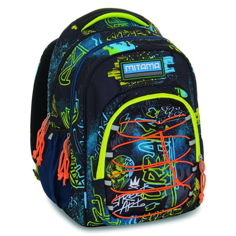 Ghiozdan Mitama New Plus, 3 compartimente, Urban Evo
