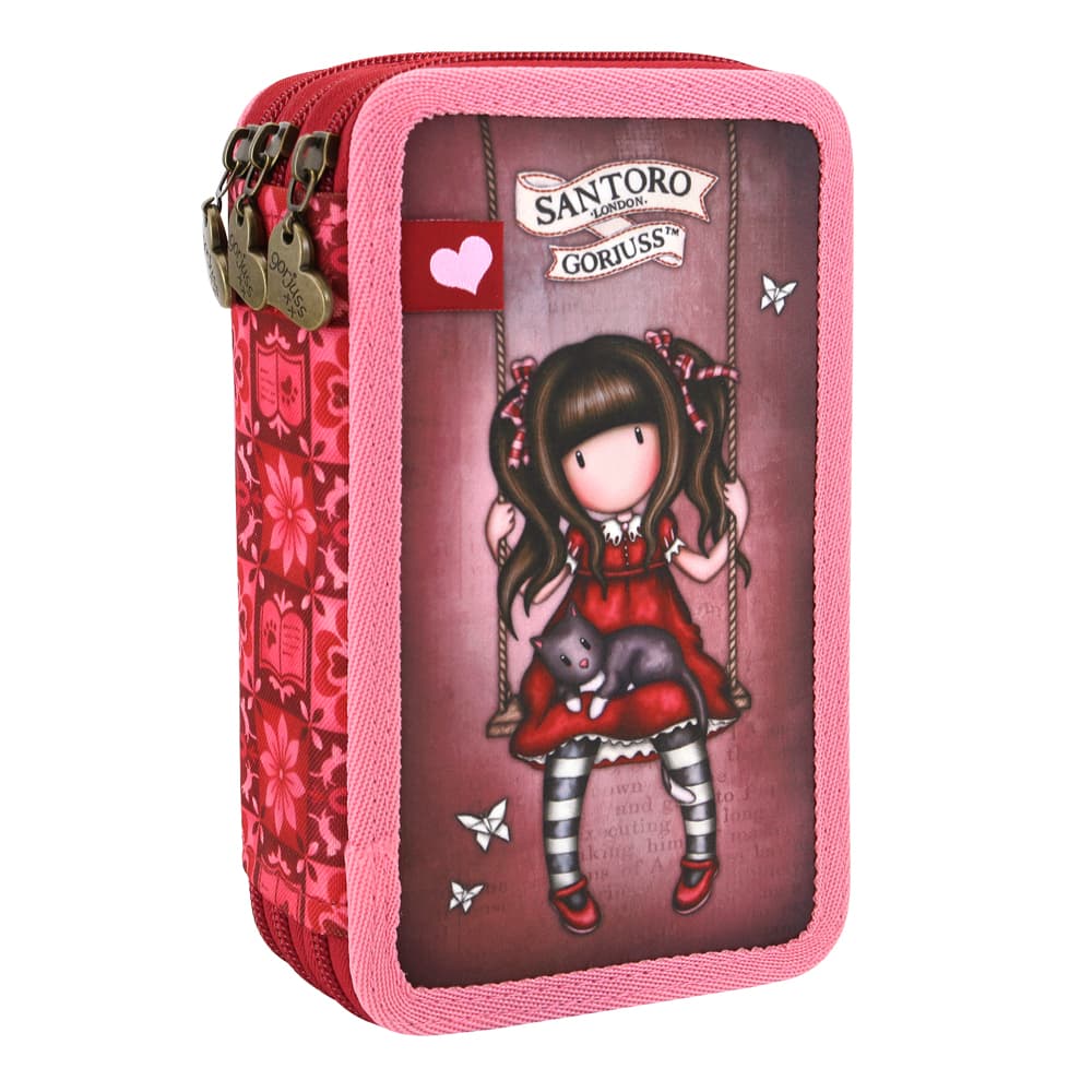 Penar echipat Gorjuss Ruby, 3 compartimente
