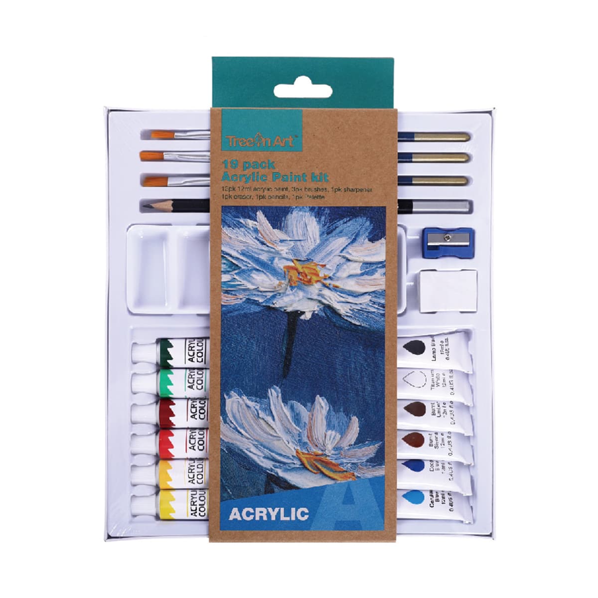 Set Memoris-Precious, tempera acrilica cu accesorii
