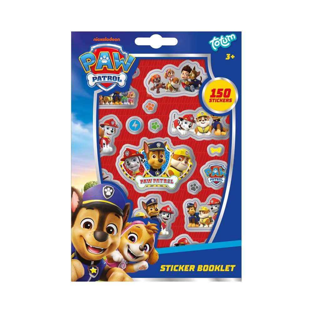 Carnetel cu stickere Creative Craft, Paw Patrol, 4 file