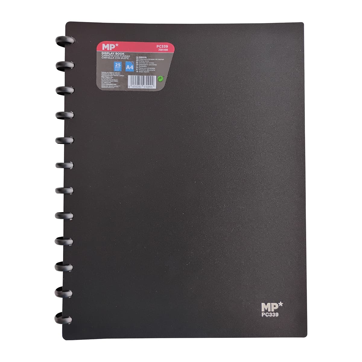 Mapa PP, A4, culori inchise, 25 file protectie