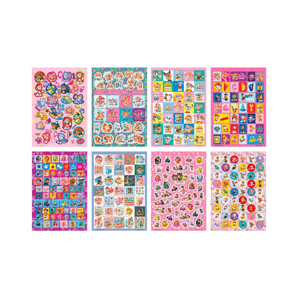 Carte cu stickere Creative Craft Paw Patrol, format A5, 8 file, efect glitter