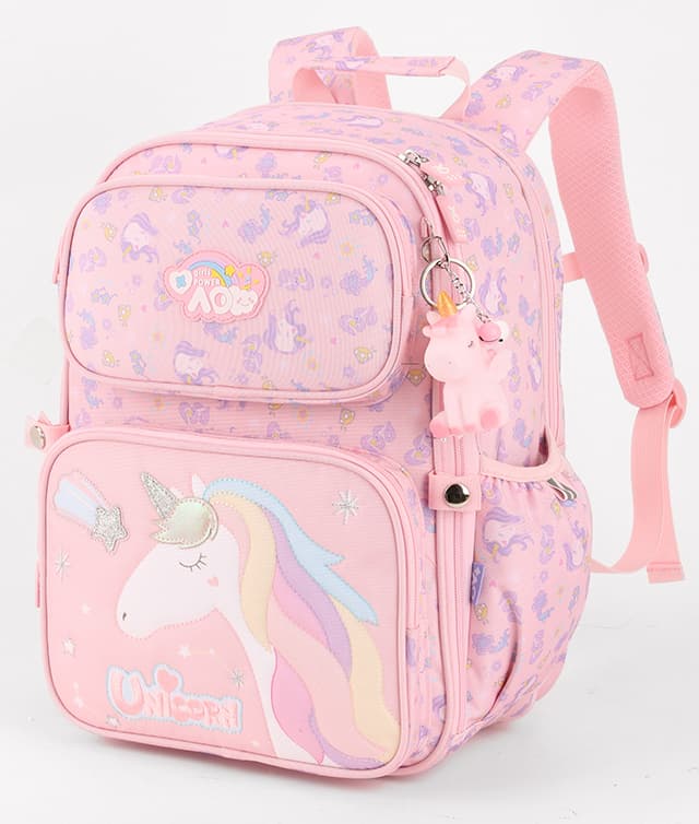 GHIOZDAN CLASA 0 FUNTASY UNICORN ROZ 3 FERMOARE PIGNA