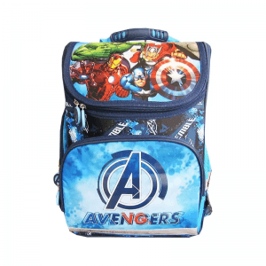 Ghiozdan St.Majewski Avengers, 1 compartiment, 1 buzunar, albastru, 651359