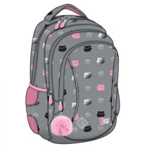 Ghiozdan St.Majewski St.Right Kitty Paw BP26, 39cm, 3 compartimente, 697920