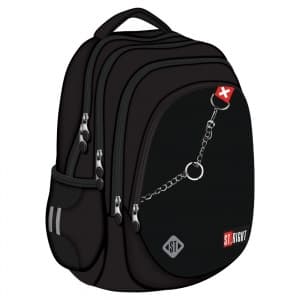 Ghiozdan St.Majewski St. Right X White, 42cm, 4 compartimente, BP06, 683398