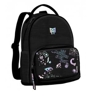 Ghiozdan Starpak Monster High, 28cm, 1 compartiment, negru, 518385
