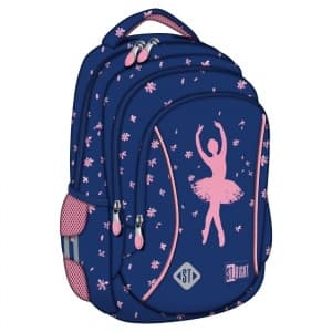 Ghiozdan St.Majewski St.Right Pink Ballerina BP26, 39cm, 3 compartimente, 300943