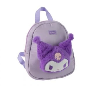 Ghiozdan gradinita Cerda Kuromi, 19cm, 1 compartiment, 19x20x6cm, 628920