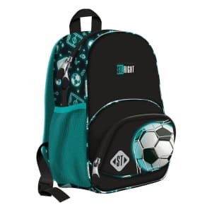 Ghiozdan gradinita St.Majewski St. Right Neon Football, 32x22x11.5cm, 681158