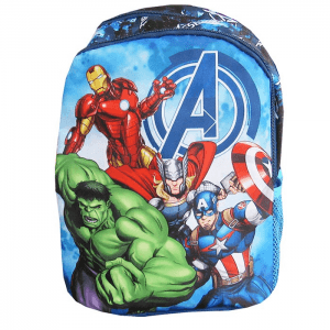 Ghiozdan St.Majewski Avengers, gradinita, 2 compartimente, 2 buzunare, albastru, 651373