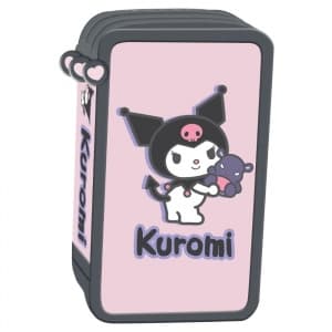 Penar echipat St.Majewski Kuromi Pink, 3 fermoare, roz, 694219