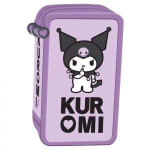 Penar echipat St.Majewski Kuromi Violet, 3 fermoare, violet, 694127