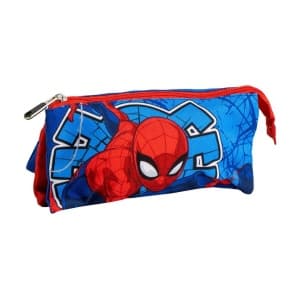 Penar neechipat Cerda Spiderman, 1 fermoar, 3 compartimente, 22.5x11.5x2cm, 493535