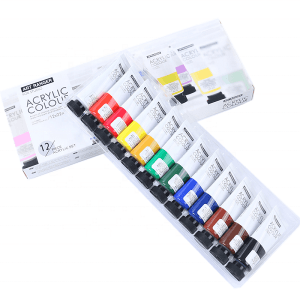 Culori acrilice Magi-Wap Art Rangers, 12 culori x 22ml, FEA1222T