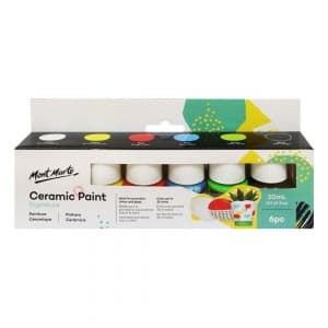 Vopsea lichida Mont Marte PMHS0023, pentru ceramica, 6x20ml