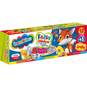 Culori guasa Bambino, 13 culori x 20ml, diverse culori, auriu, argintiu, 1581