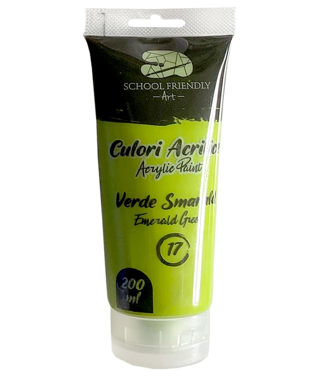 CULORI ACRILICE 200ML VERDE SMARALD PREMIUM SF ART PIGNA