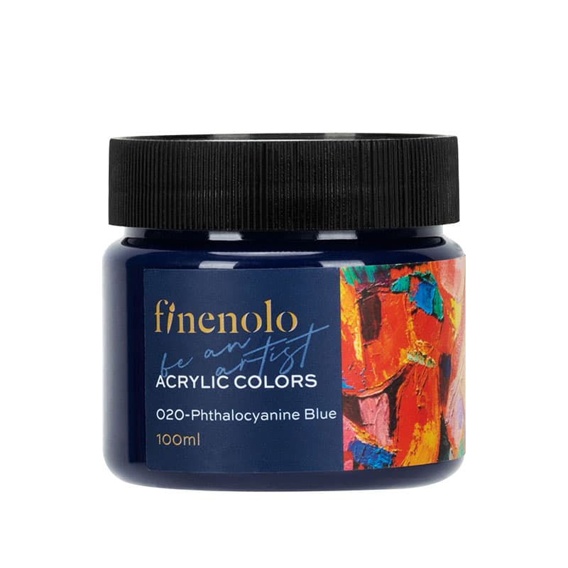 CULORI ACRILICE 100ML ALBASTRU PHTALO FINENOLO DELI