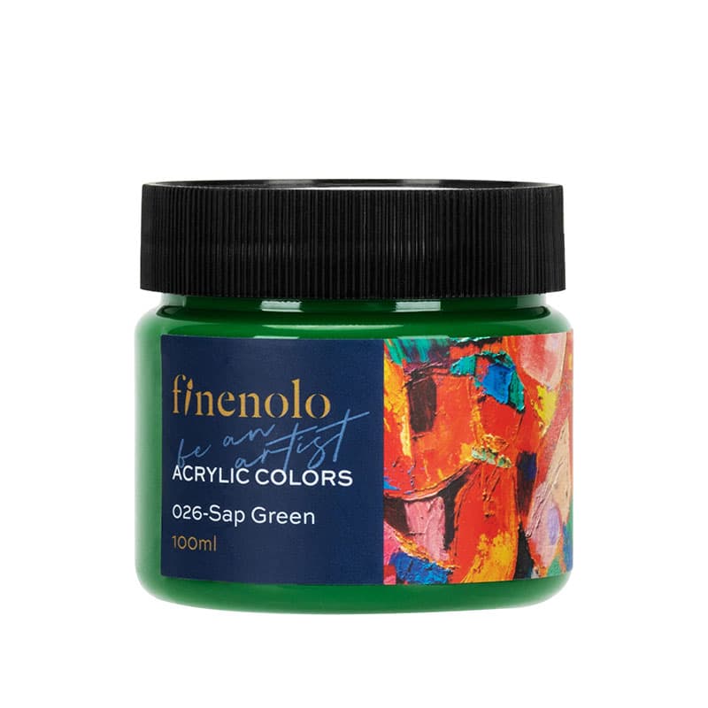CULORI ACRILICE 100ML VERDE PADURE FINENOLO DELI