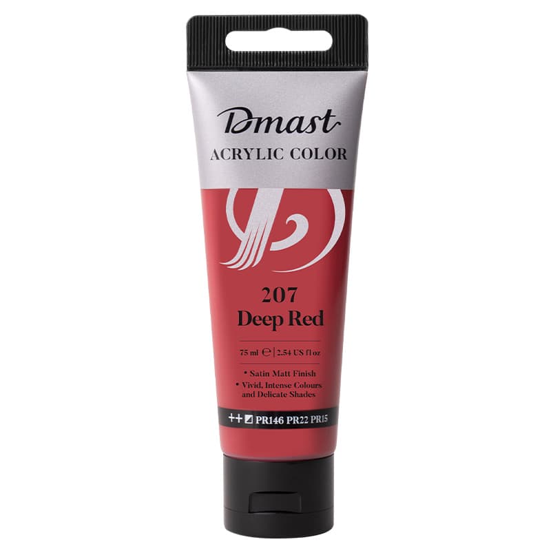 CULORI ACRILICE PROFESIONALE 75ML ROSU INTENS 207 DMAST BY PEBEO