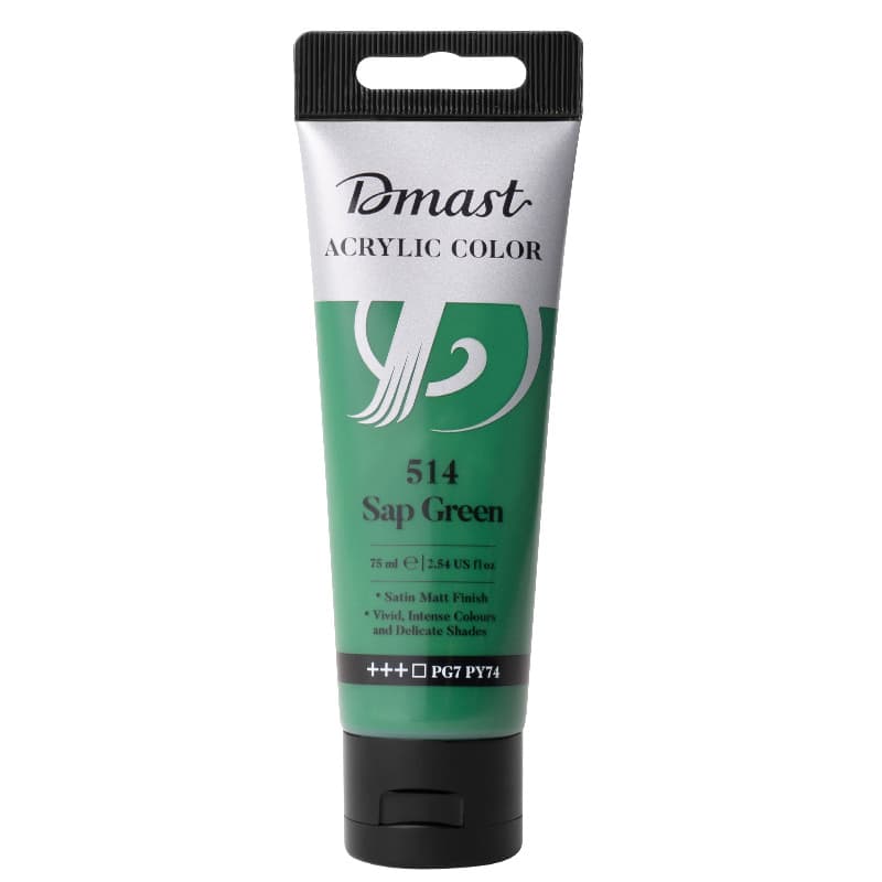 CULORI ACRILICE PROFESIONALE 75ML VERDE 514 DMAST BY PEBEO