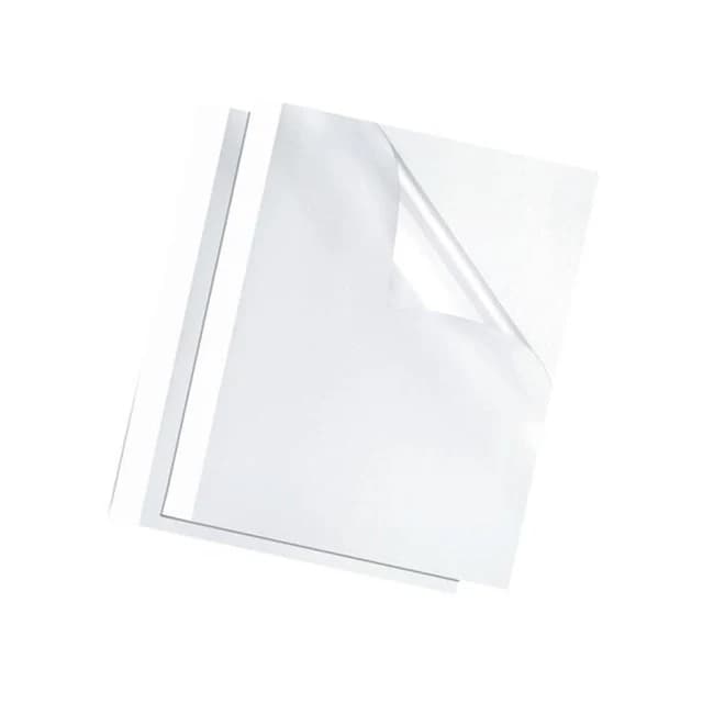 COPERTI TERMICE 8MM 150+200G/MP TRANSPARENTE 100/TCUT FELLOWES