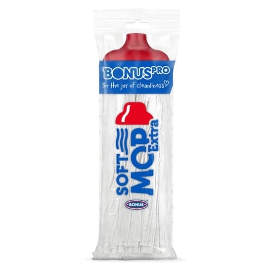 Rezerva mop rosu 160 g, HACCP, SoftMOP Extra, Bonus Pro