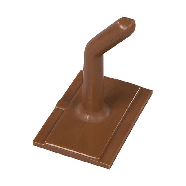 Cuier PP, 5 x 6cm, maro