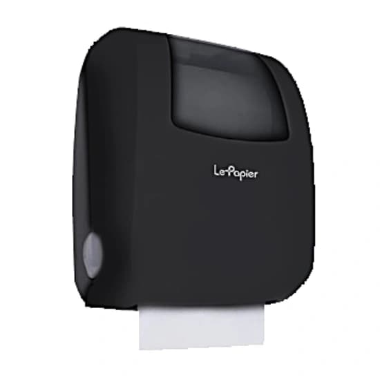 Dispenser rola prosop hartie autocut ABS, LePapier, negru