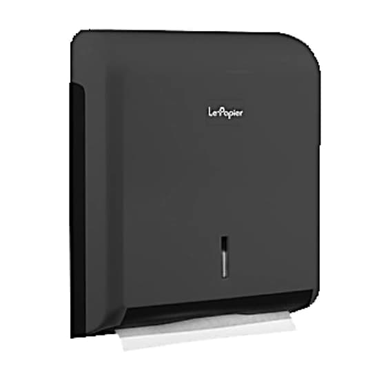 Dispenser prosoape pliate ABS, LePapier, negru