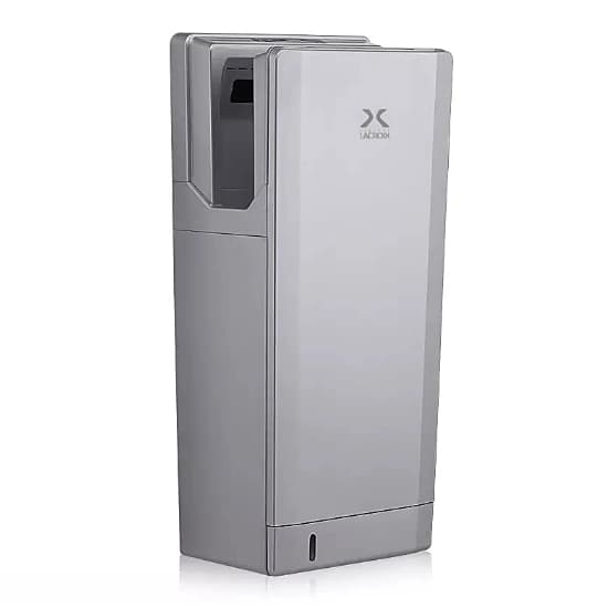 Uscator maini vertical dual-jet Fluxo Ventura e-Motion, argintiu