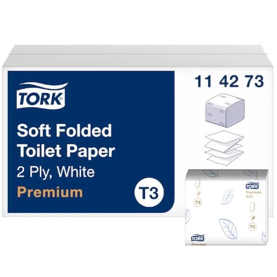 Hartie igienica bulk-pack alb, Tork Soft, 2 straturi
