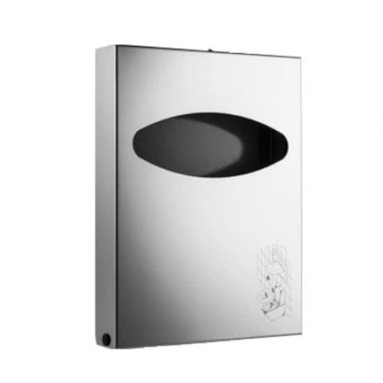Dispenser acoperitoare colac WC, inox