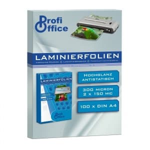 Folie laminare A4 ProfiOffice, 150 microni, top cu 100 coli