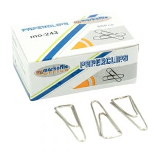 Agrafe birou CNX MO-243/343, metalice, 25mm, cutie 50 buc