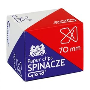 Clipsuri metalice Grand 110-1138, 70mm, fluture, cutie 12 buc