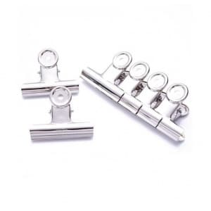 Clipsuri metalice Office Cover DL0015 6105, 31mm, argintii, cutie 6 buc
