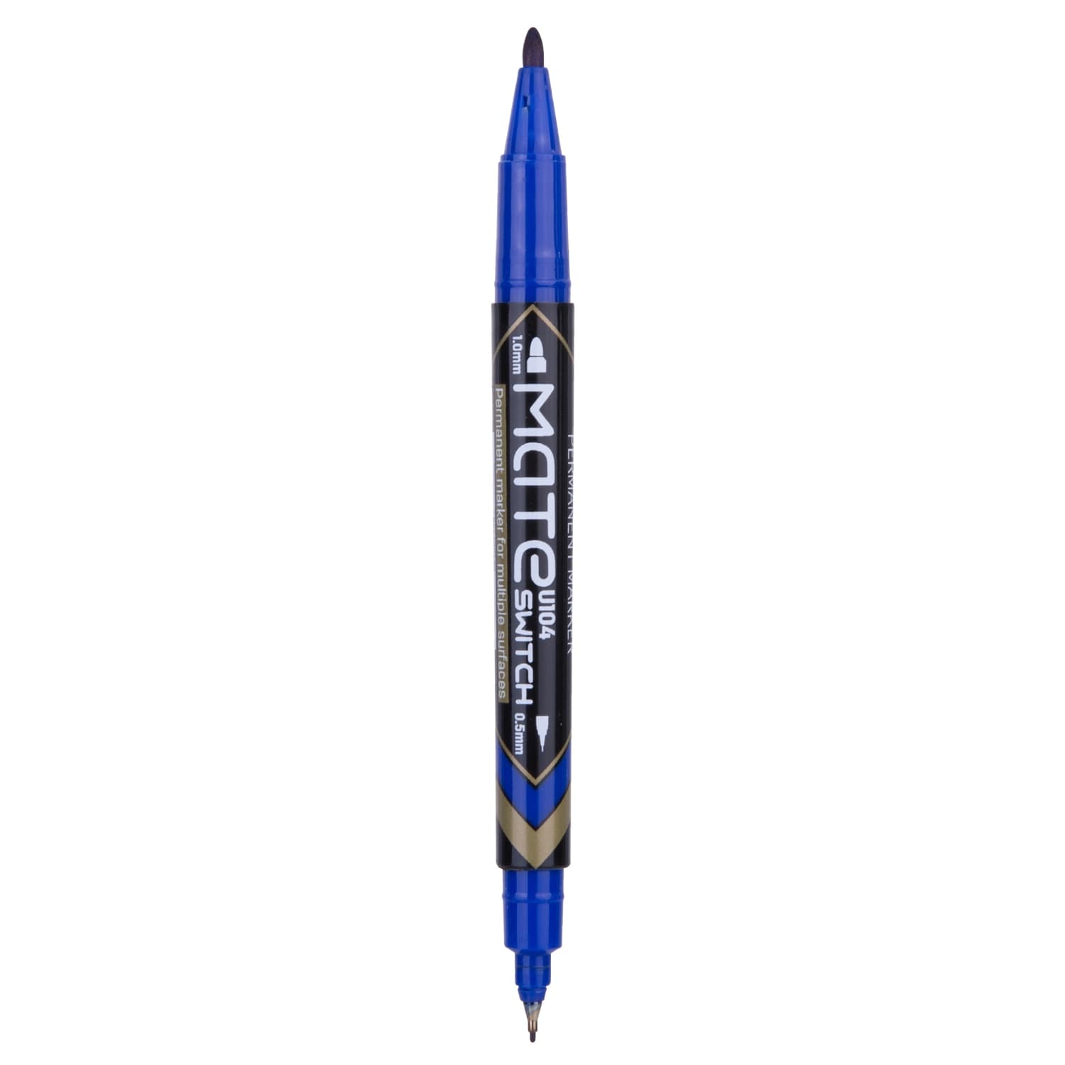 MARKER CD 2 CAPETE 0.5/1MM ALBASTRU DELI